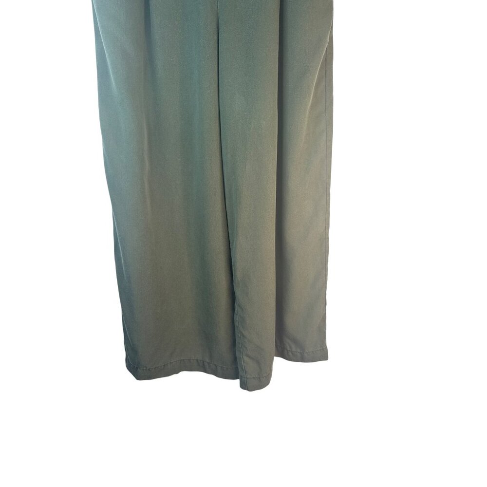 2/$30 ZARA Womens Medium Olive Green Wide Leg Pants - Picture 8 of 15